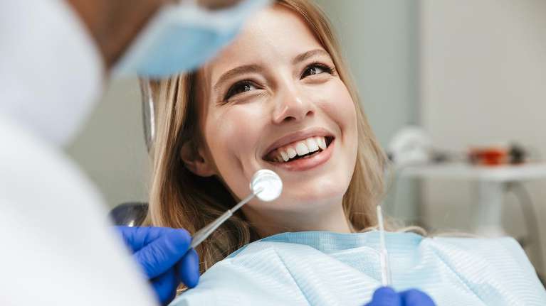 Dentist Check patient